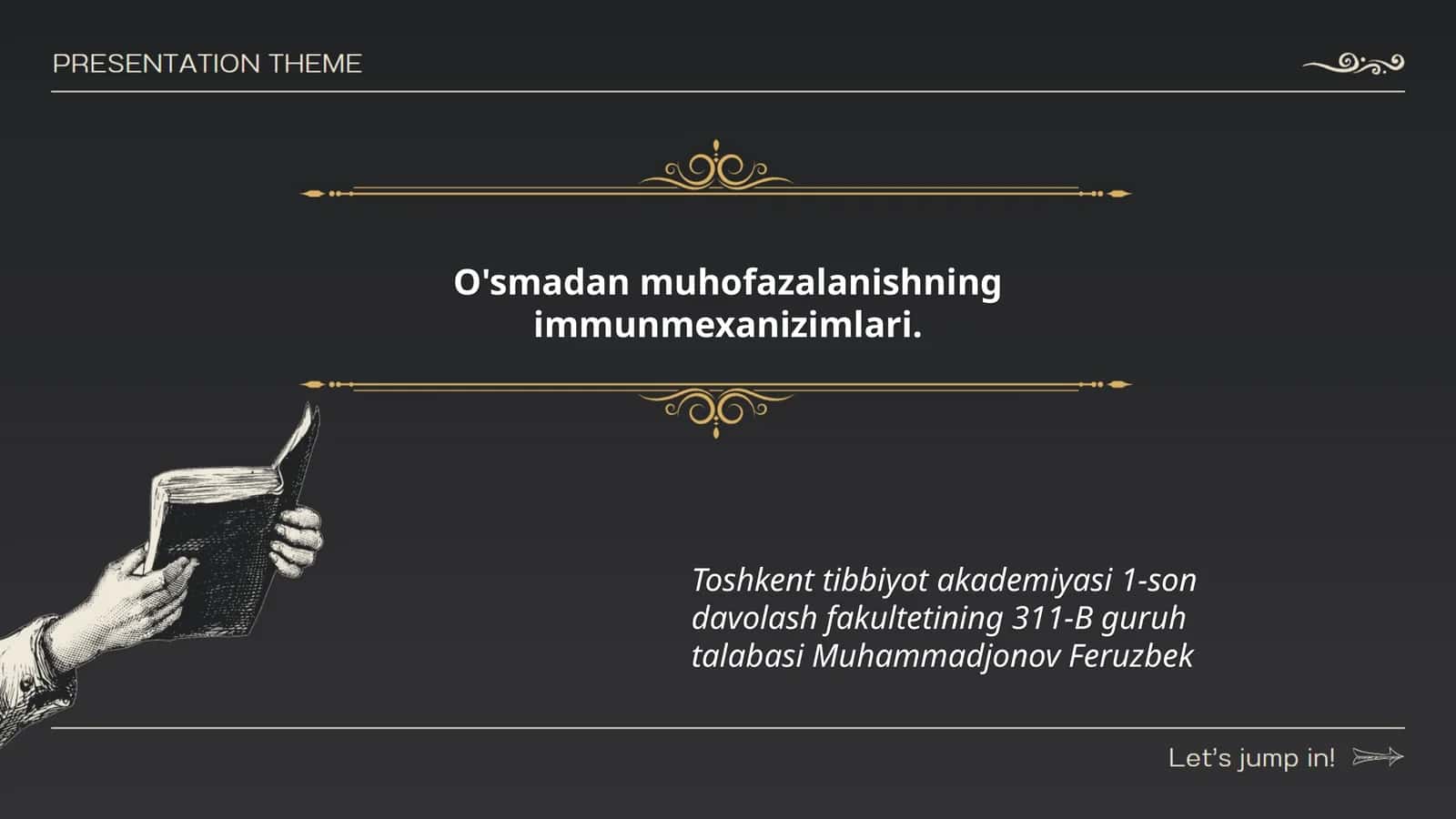 O'smadan muhofazalanishning immunmexanizimlari