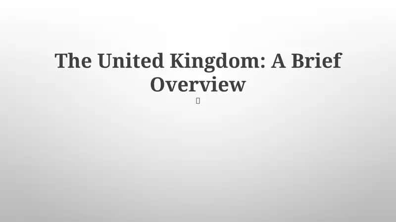 Buyuk Britaniya: Qisqa Ko'rik