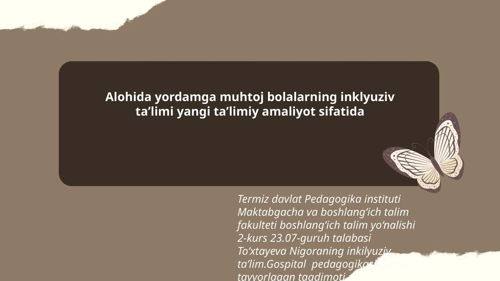 Inklyuziv taʼlim