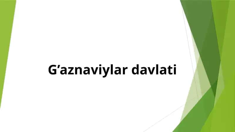 G’aznaviylar davlati