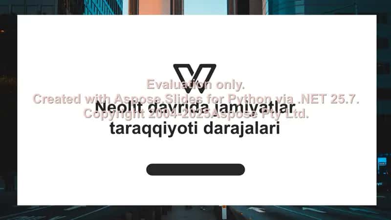 Neolit davri