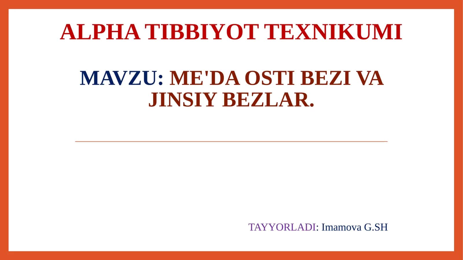 Me'da osti bezivaji jinsiy bezlar