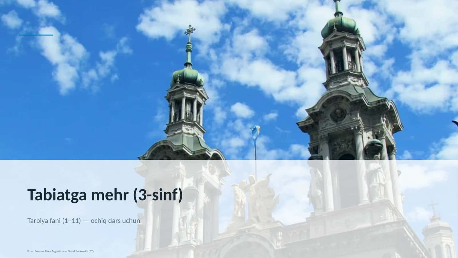 Tabiatga mehr (3-sinf)