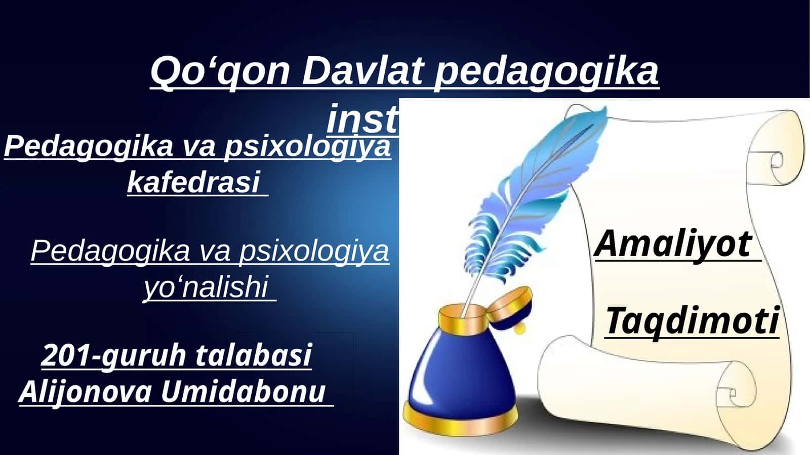 Psixologik aksiya "Yashash uchun 1001 sabab"
