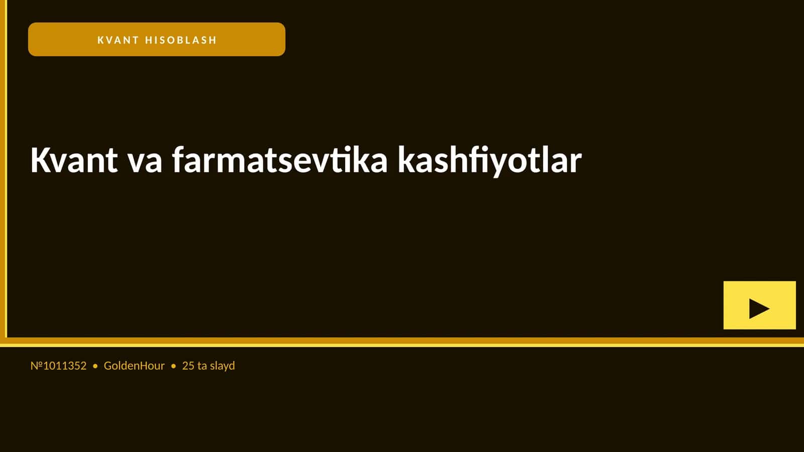 Kvant va farmatsevtika kashfiyotlar