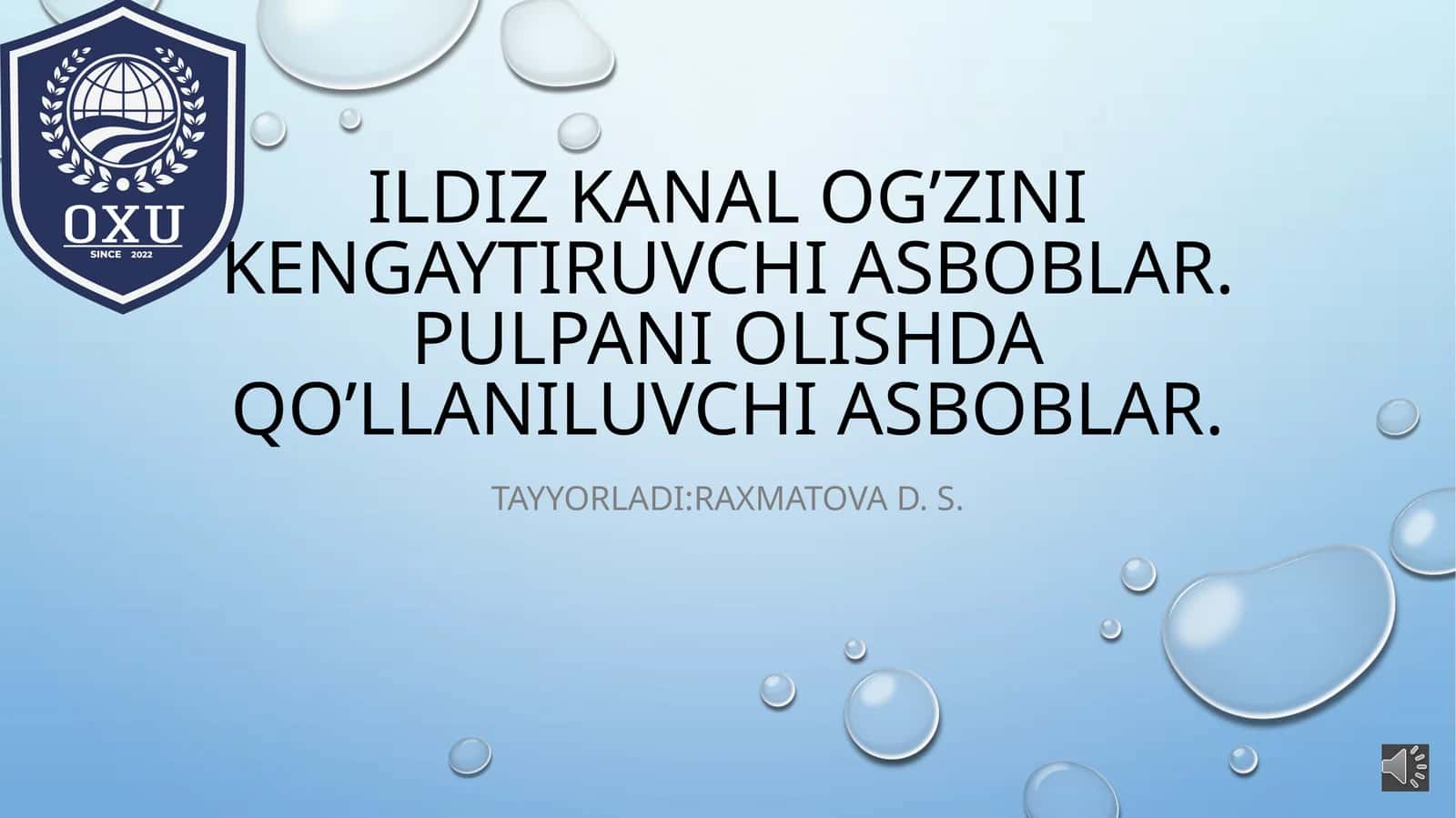 Ildiz kanal o'zini kengaytiruvchi asboblar