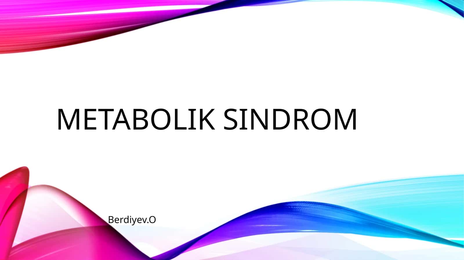 Metabolik Sindrom