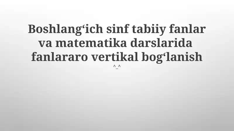 Fandlararo loyihalar: Haqiqiy hayotdagi qo'llanmalar