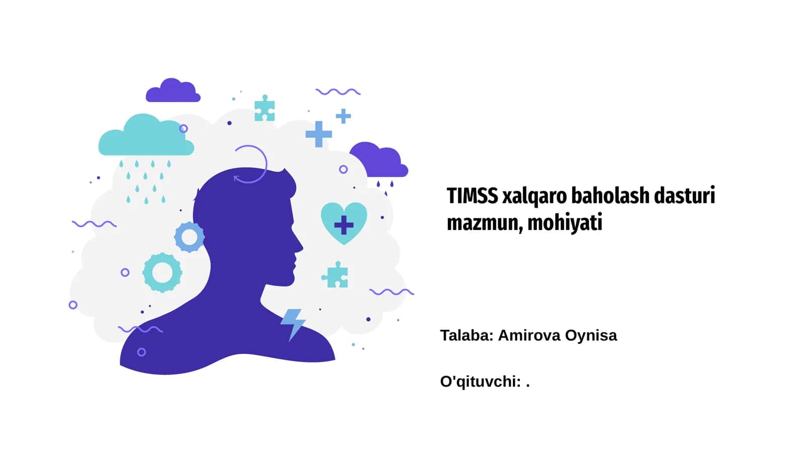 TIMSS xalqaro baholash dasturi mazmun, mohiyati