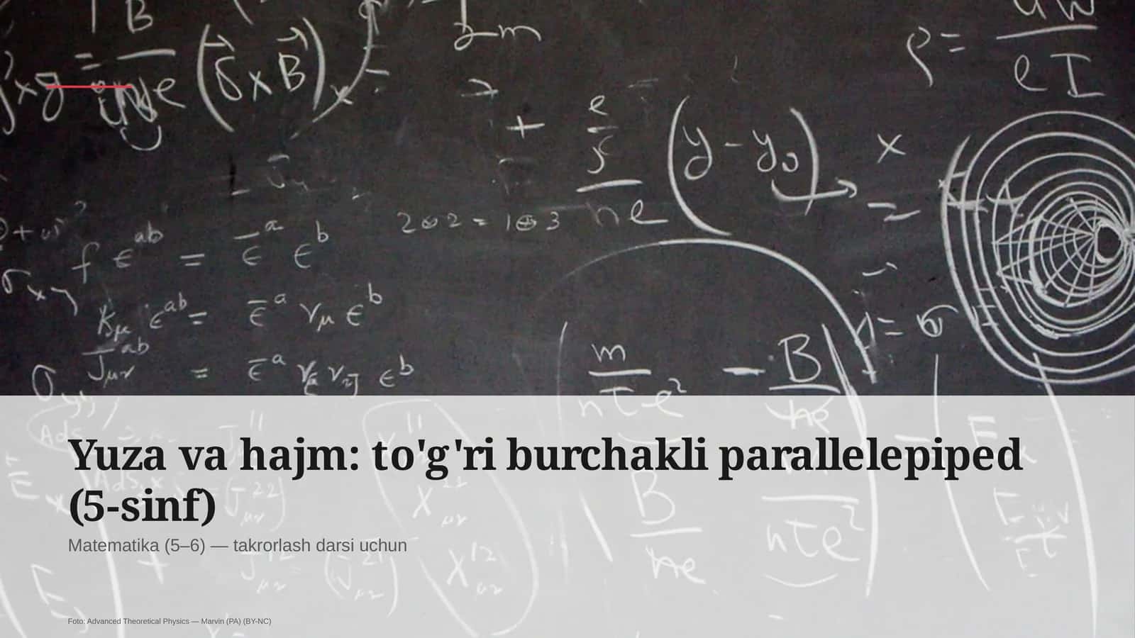 Matematika (5-6 sinf)