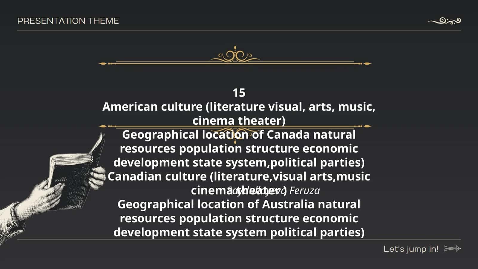 Geographical location of Australia