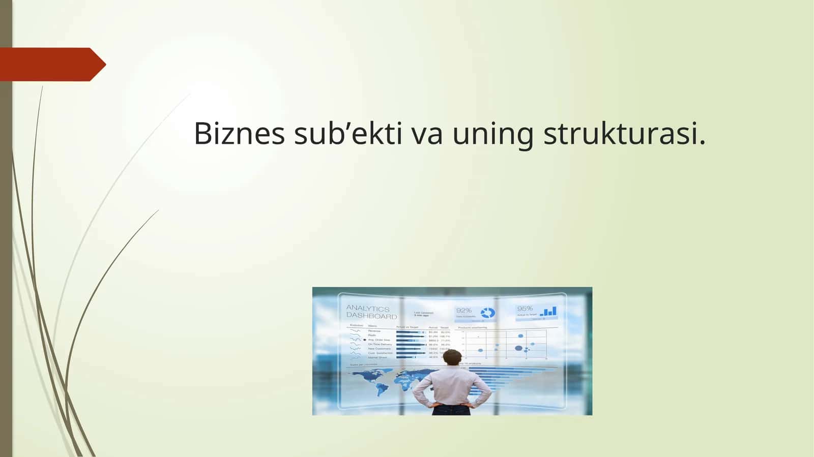 Biznеs sub’еkti vа uning strukturаsi