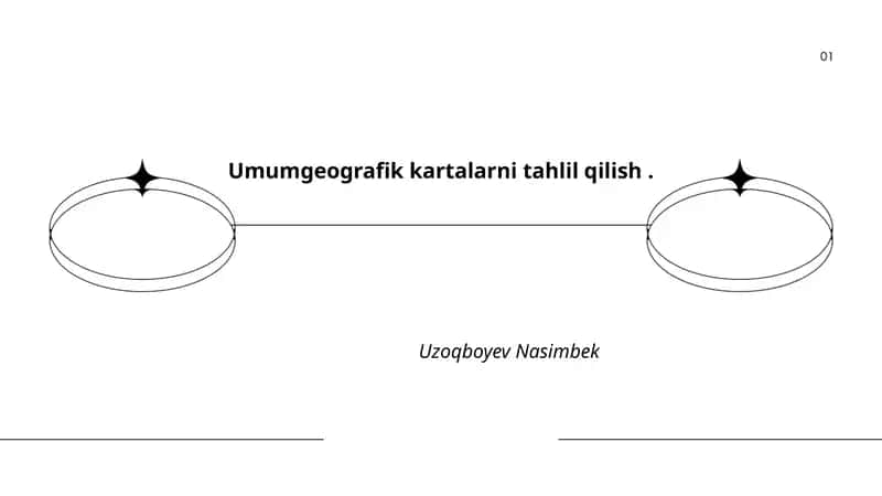 Umumgeografik kartalarni tahlil qilish