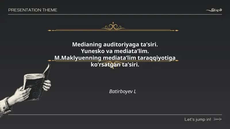 Medianing auditoriyaga ta'siri