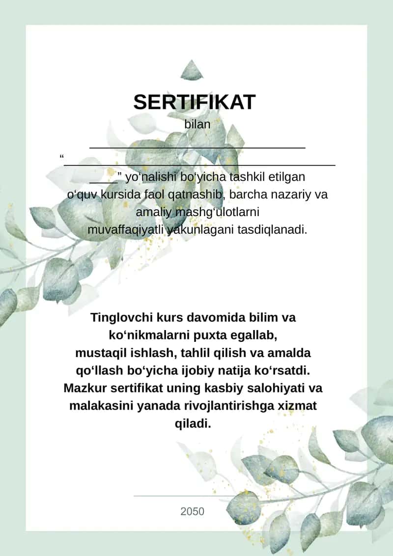 SERTIFIKAT