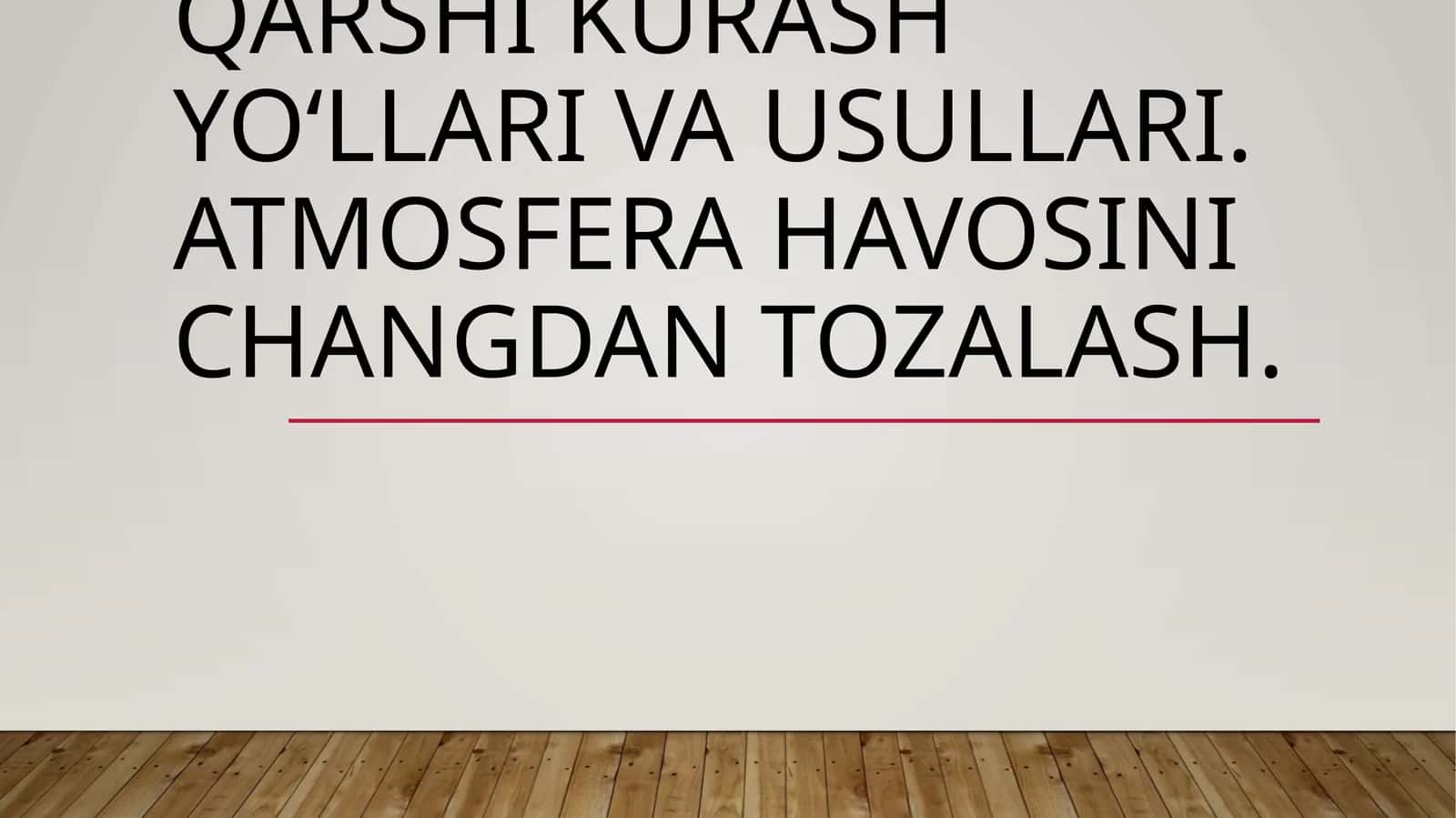 Ozon tuynugi muammosi