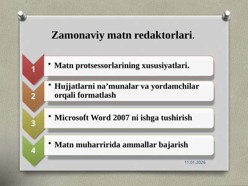 Zamonaviy matn redaktorlari