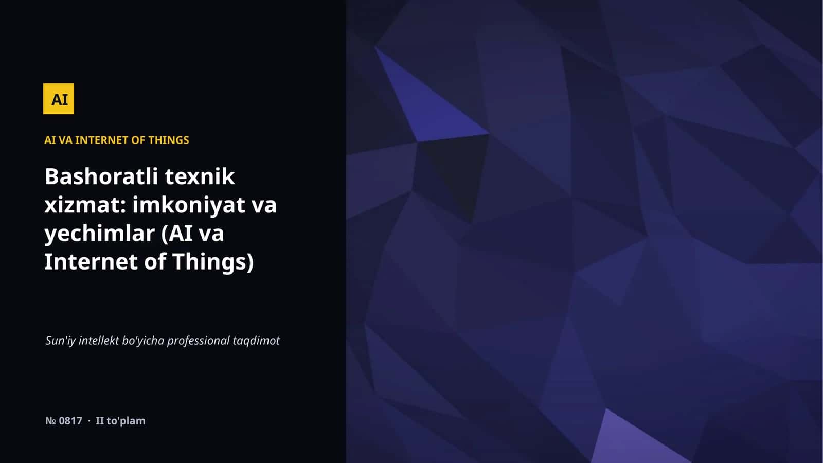 AI VA INTERNET OF THINGS