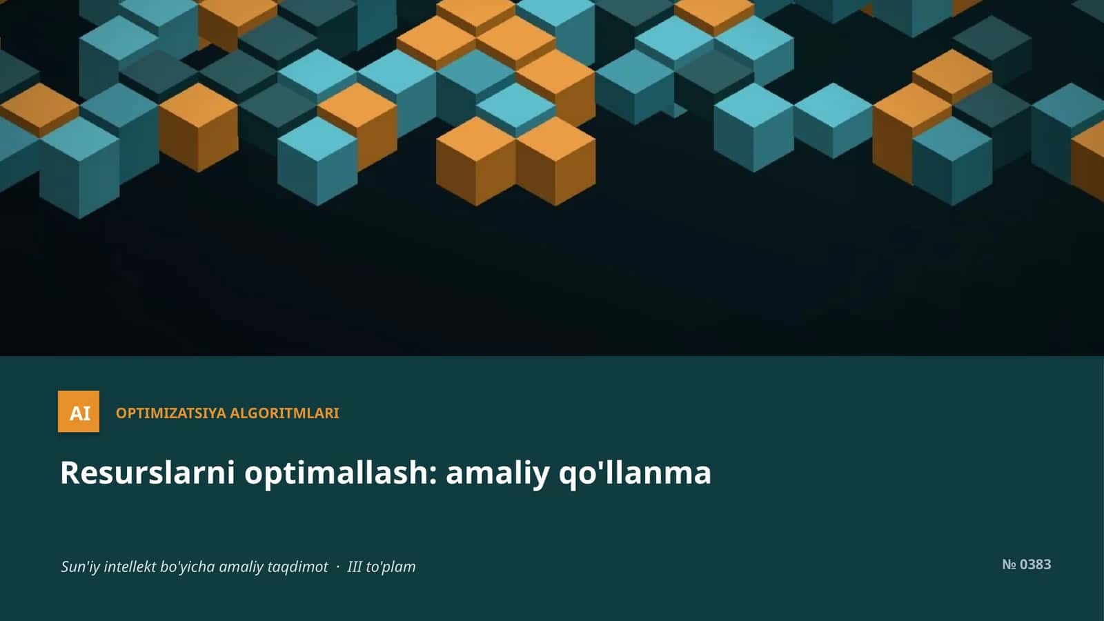 Optimizatsiya algoritmari