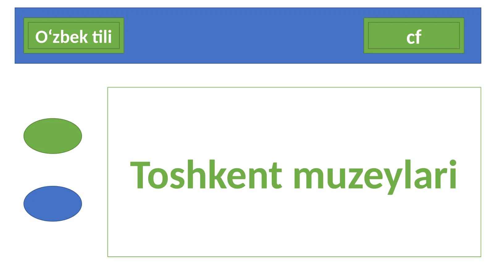 O‘zbektili Toshkentmuzeylari Darsrejasi