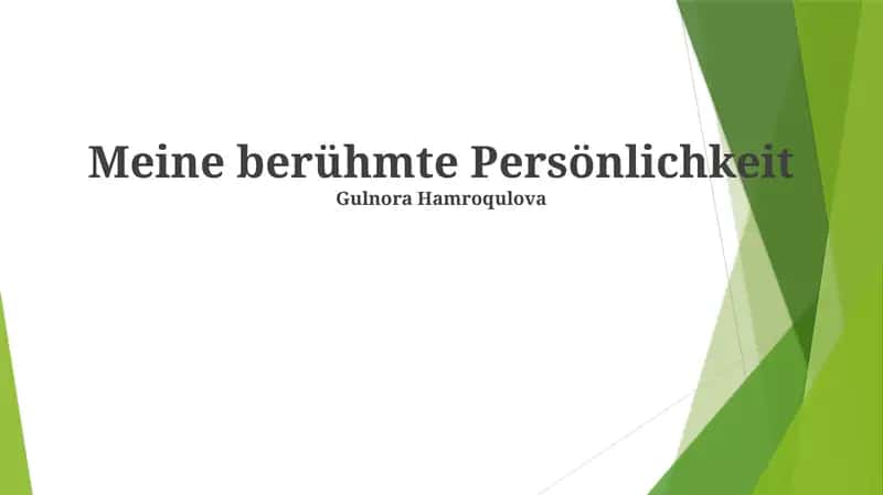 Meine berühmte Persönlichkeit