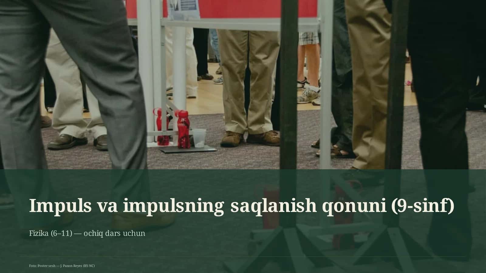 Impuls va impulsning saqlanish qonuni (9-sinf)