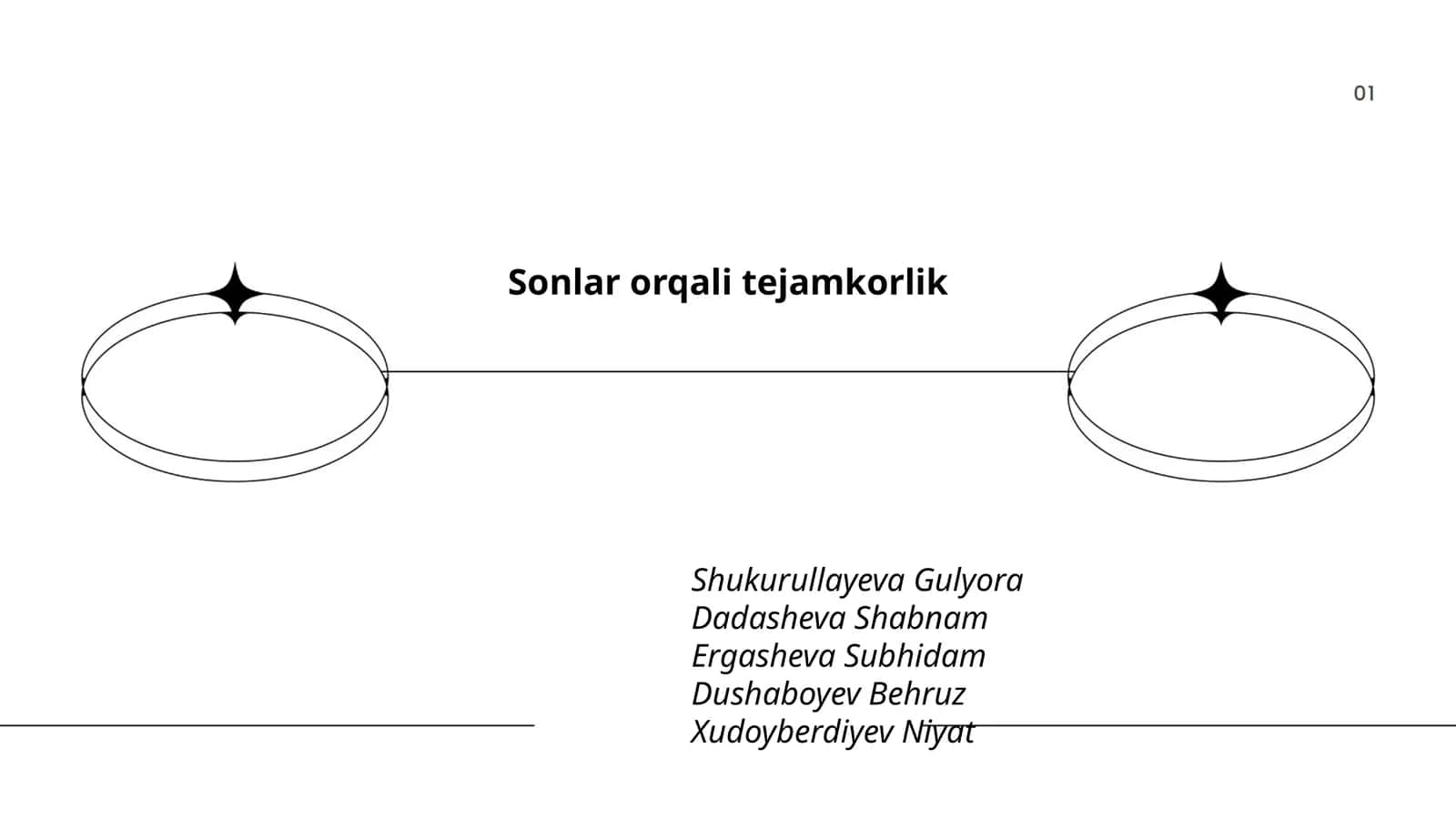 Sonlar orqali tejamkorlik
