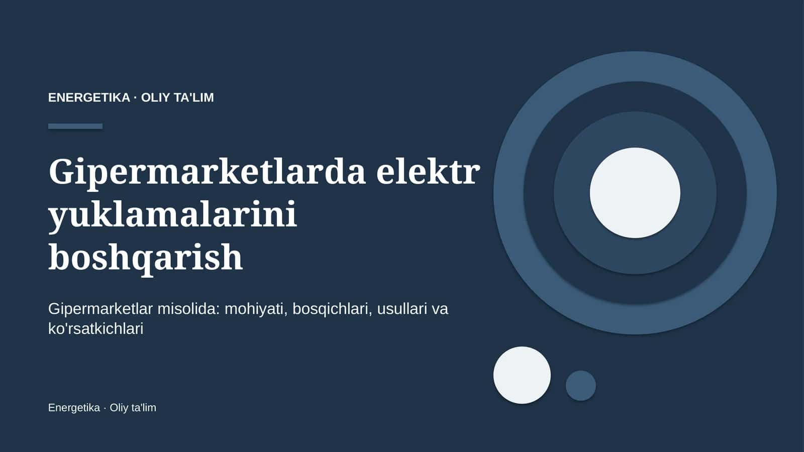 gipermarketlarda elektr yuklamalarini boshqarish 9589