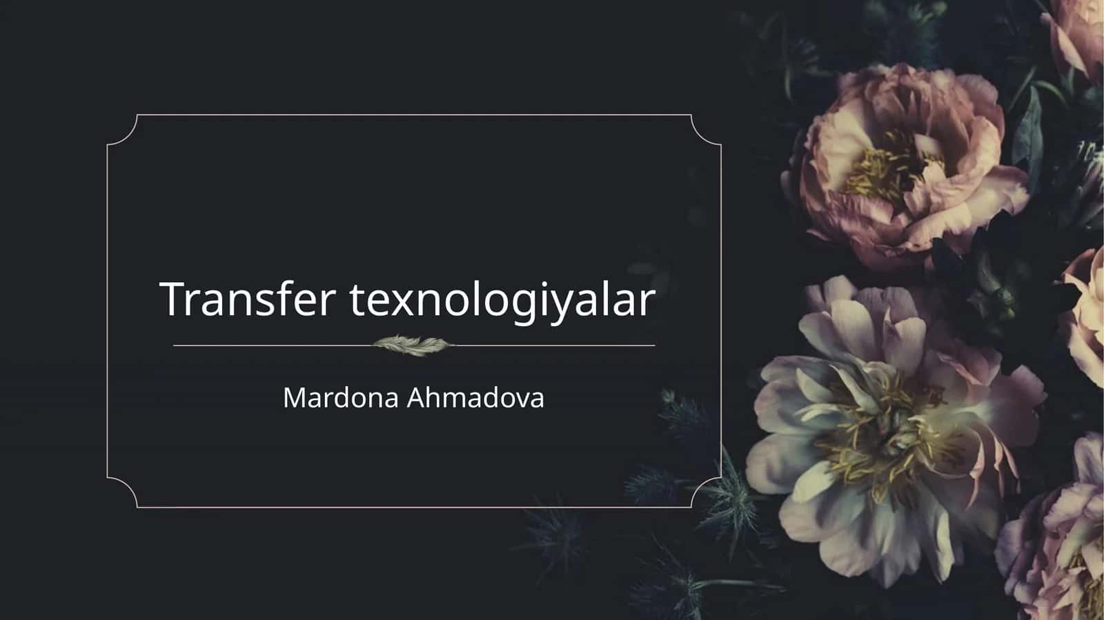 Transfertexnologiyalar