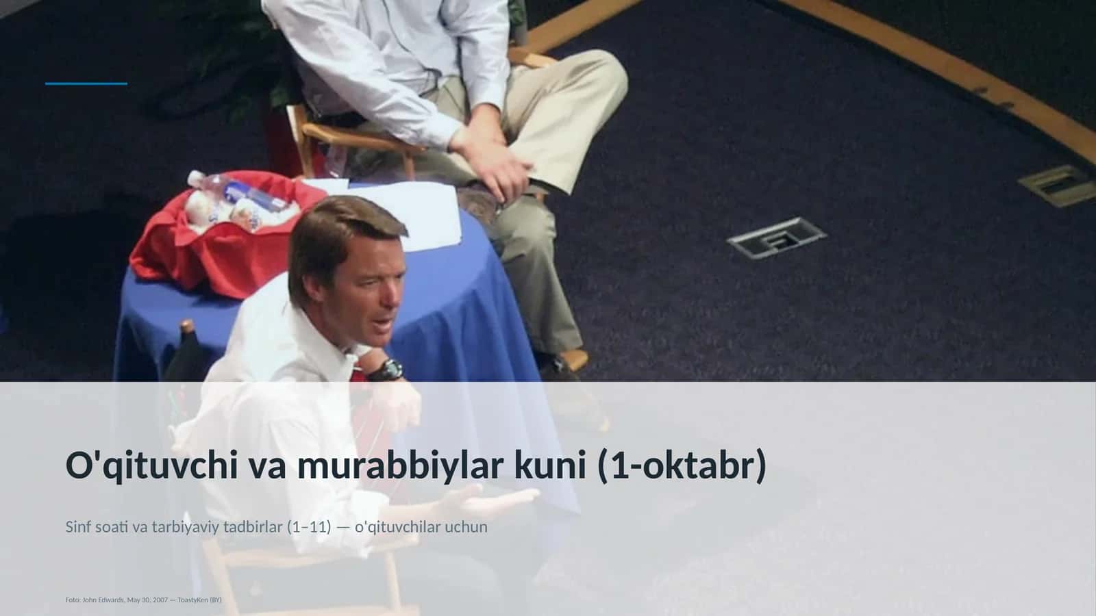 O'qituvchi va murabbiylar kuni (1-oktabr)