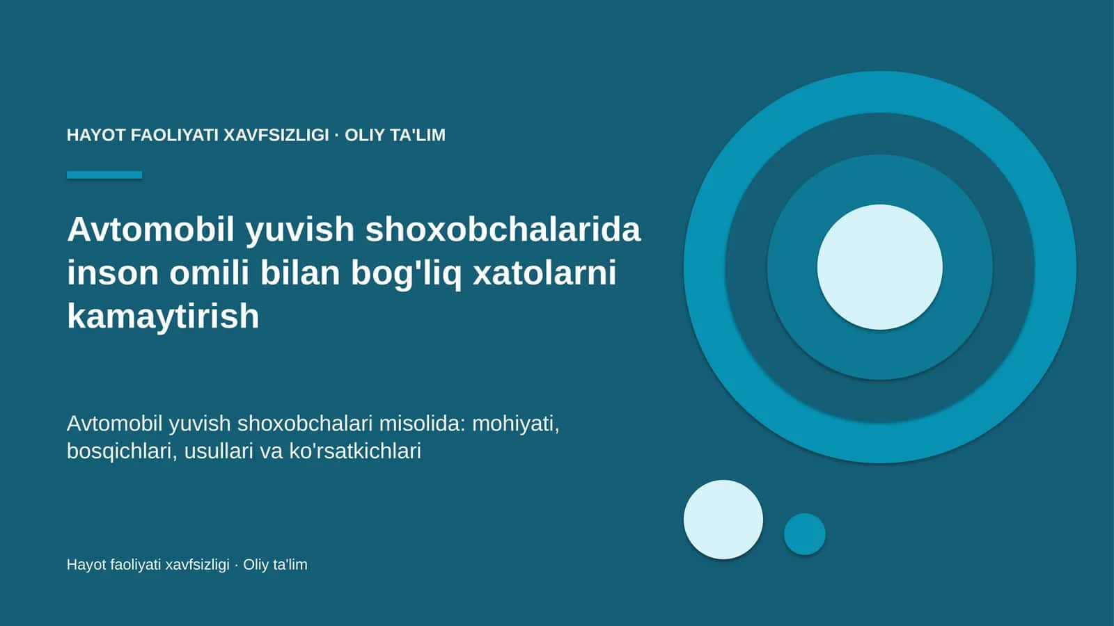 avtomobil yuvish shoxobchalarida inson omili bilan bog'liq xatolarni kamaytirish 6495
