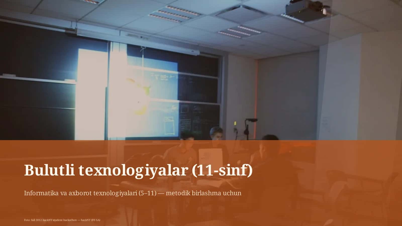 Bulutli texnologiyalar (11-sinf)