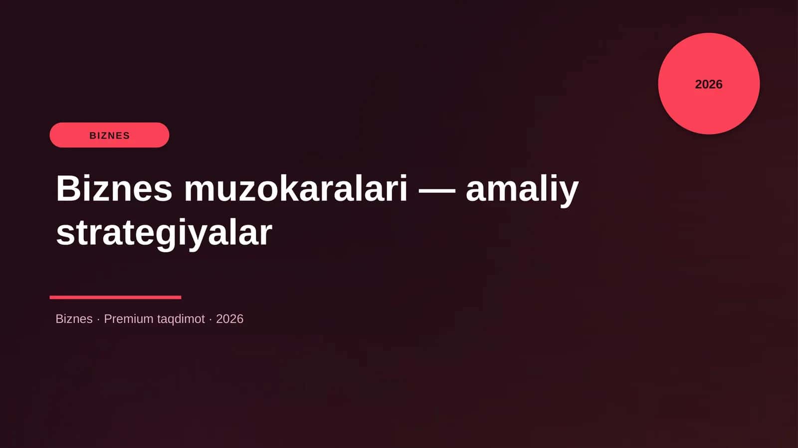 Biznes muzokaralari — amaliy strategiyalar