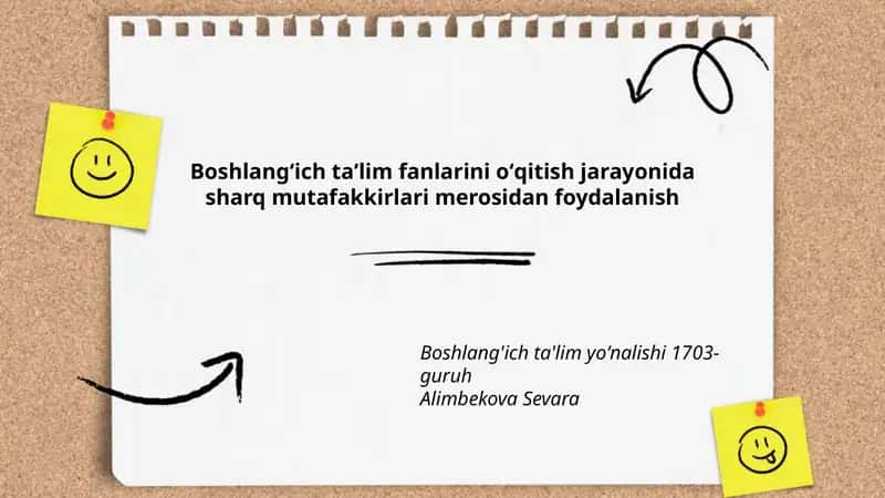 Boshlangʻich taʼlimda Al-Farobiy pedagogik gʻoyalarini qoʻllash