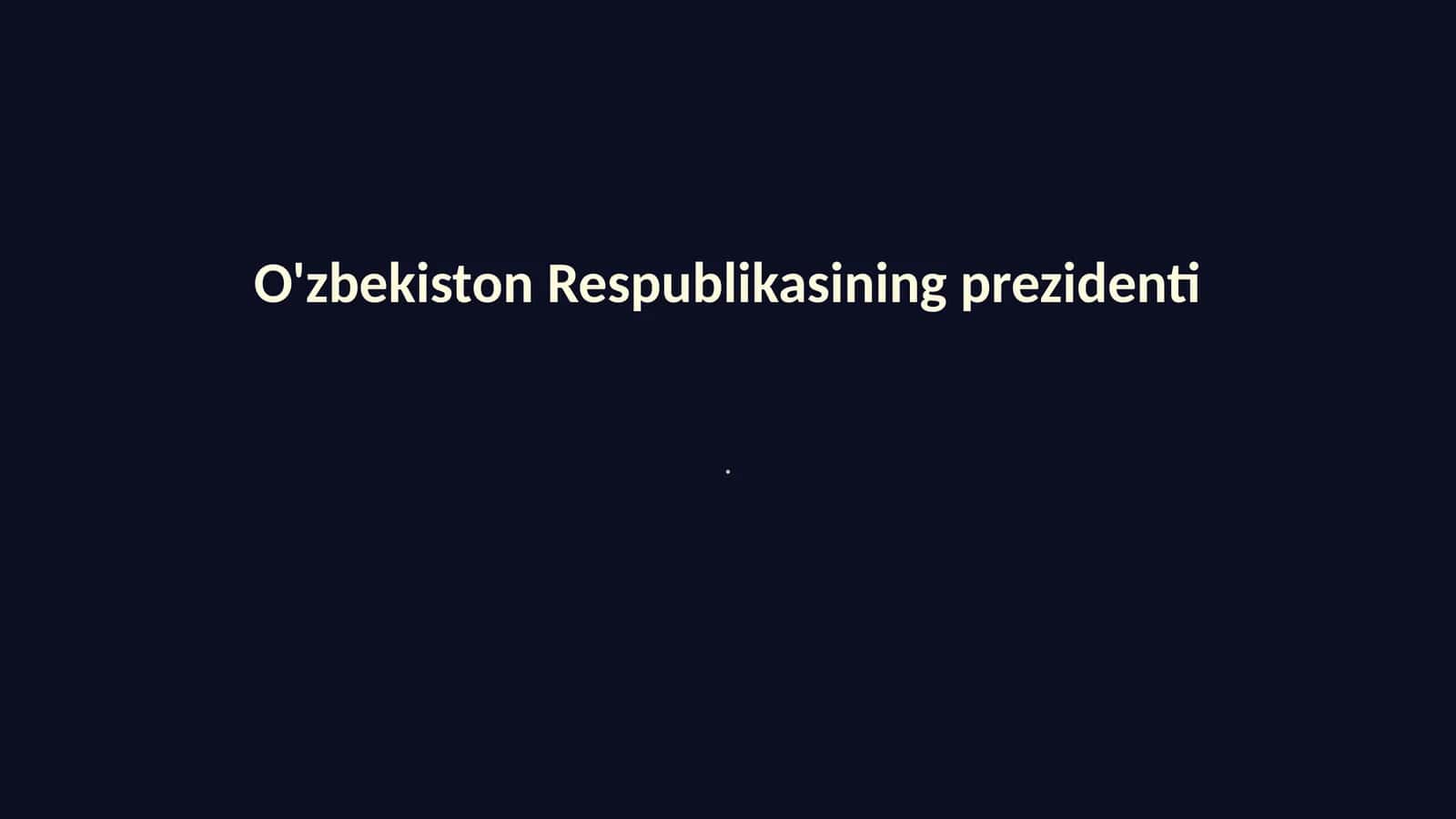 Prezidentlik lavozimi