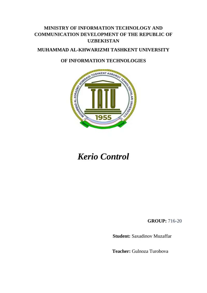 Kerio Control