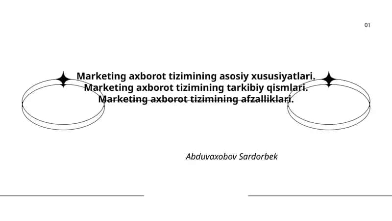 Marketing axborot tizimi