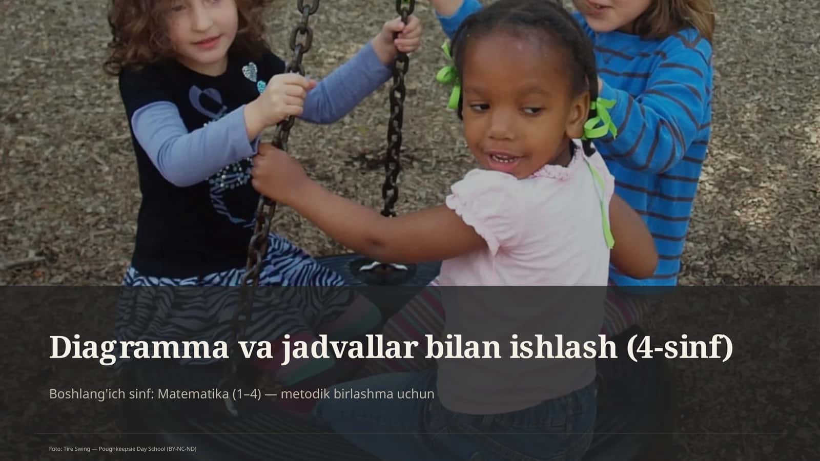 Diagramma va jadvallar bilan ishlash (4-sinf)