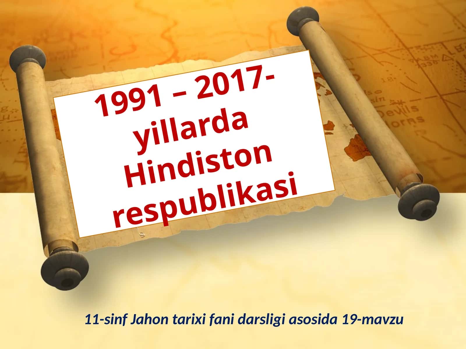 1991 – 2017-yillarda Hindiston respublikasi