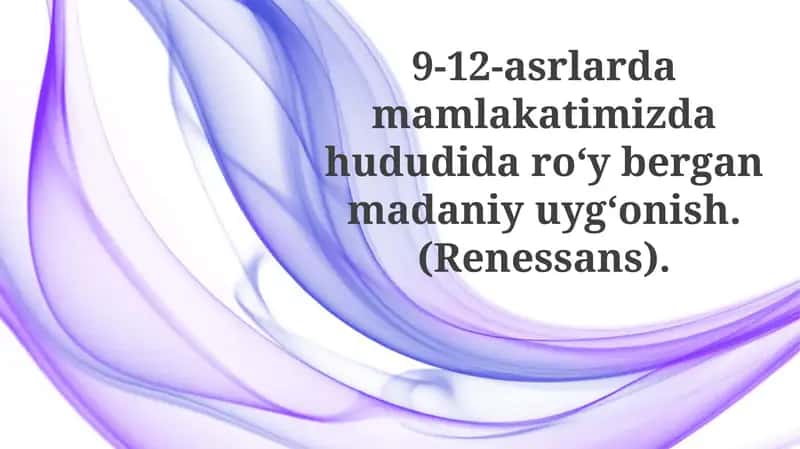 Diniy va Falsafiy O'zgarishlar