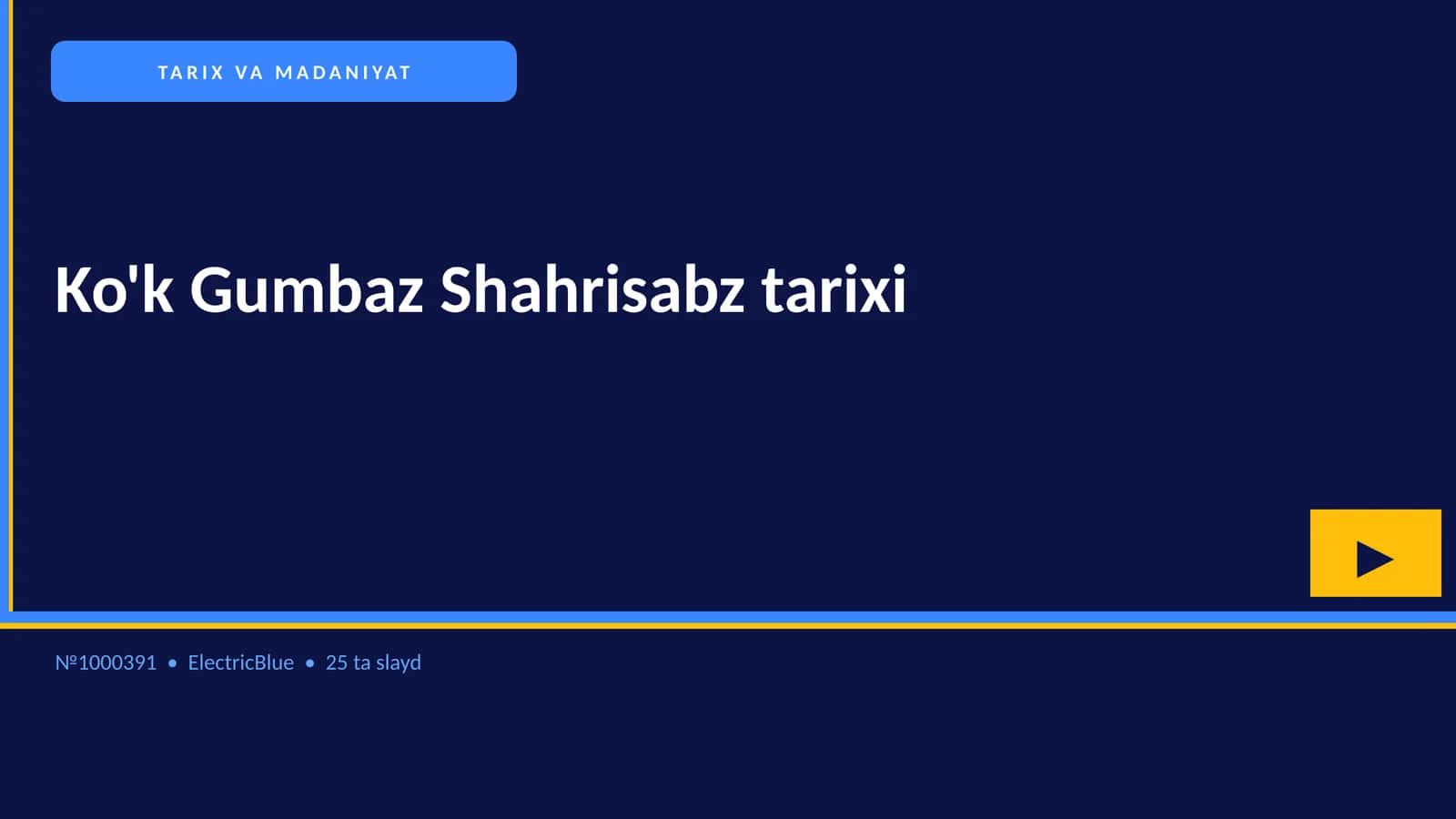 Ko'k Gumbaz Shahrisabz tarixi