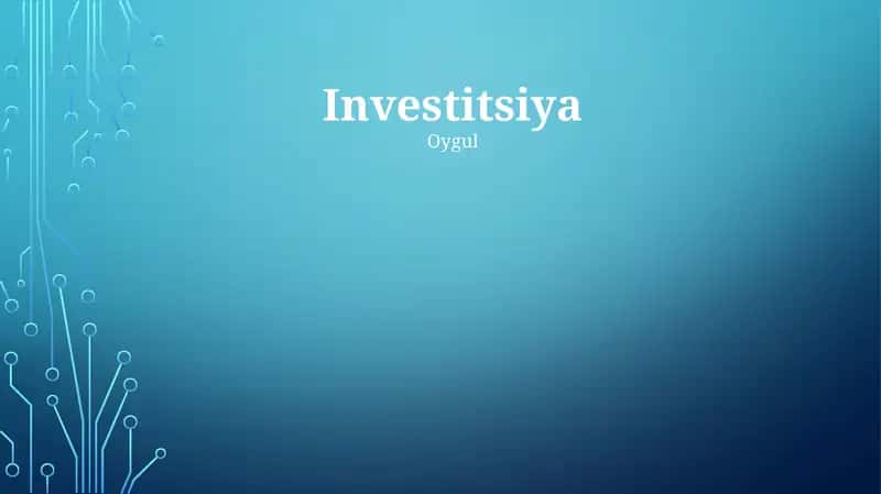 Investitsiya