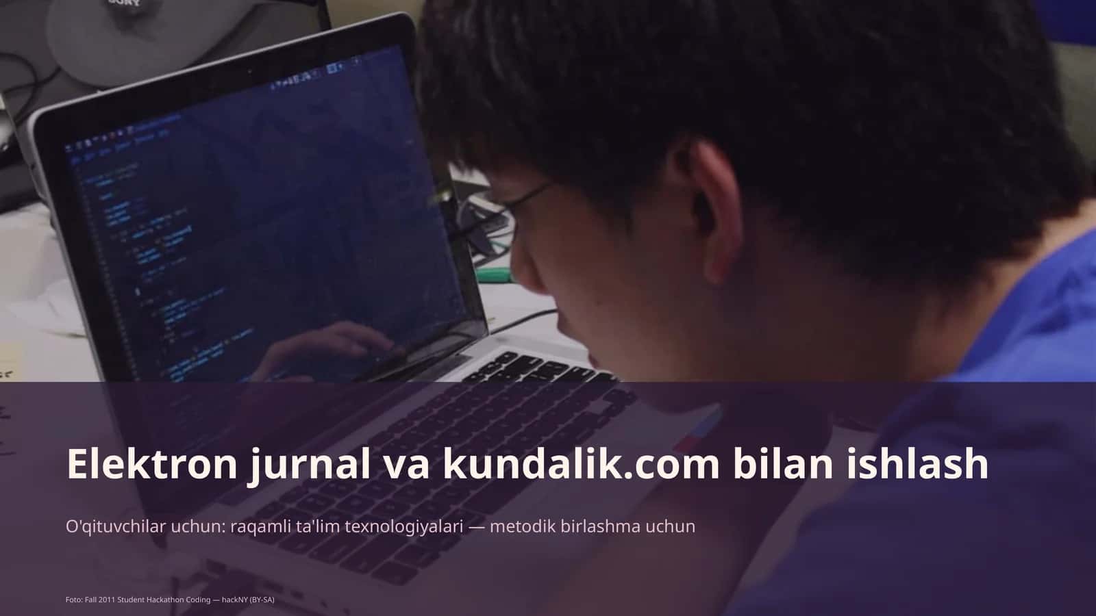 Elektron jurnal va kundalik.com bilan ishlash