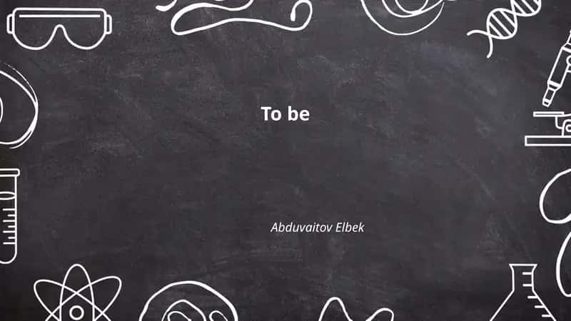 Present Simple Forms of 'To Be'