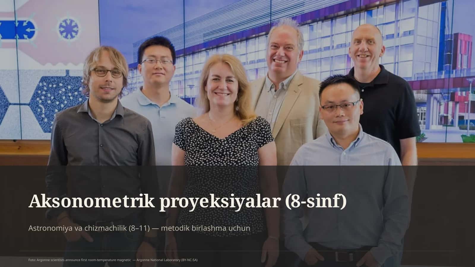 Aksonometrik proyeksiyalar (8-sinf)