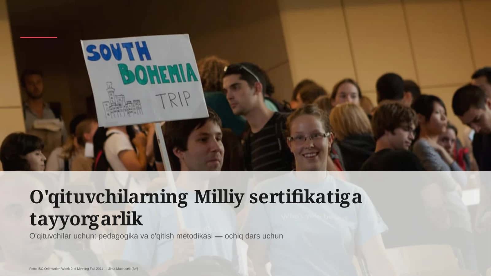 O'qituvchilarning Milliy sertifikatiga tayyorgarlik