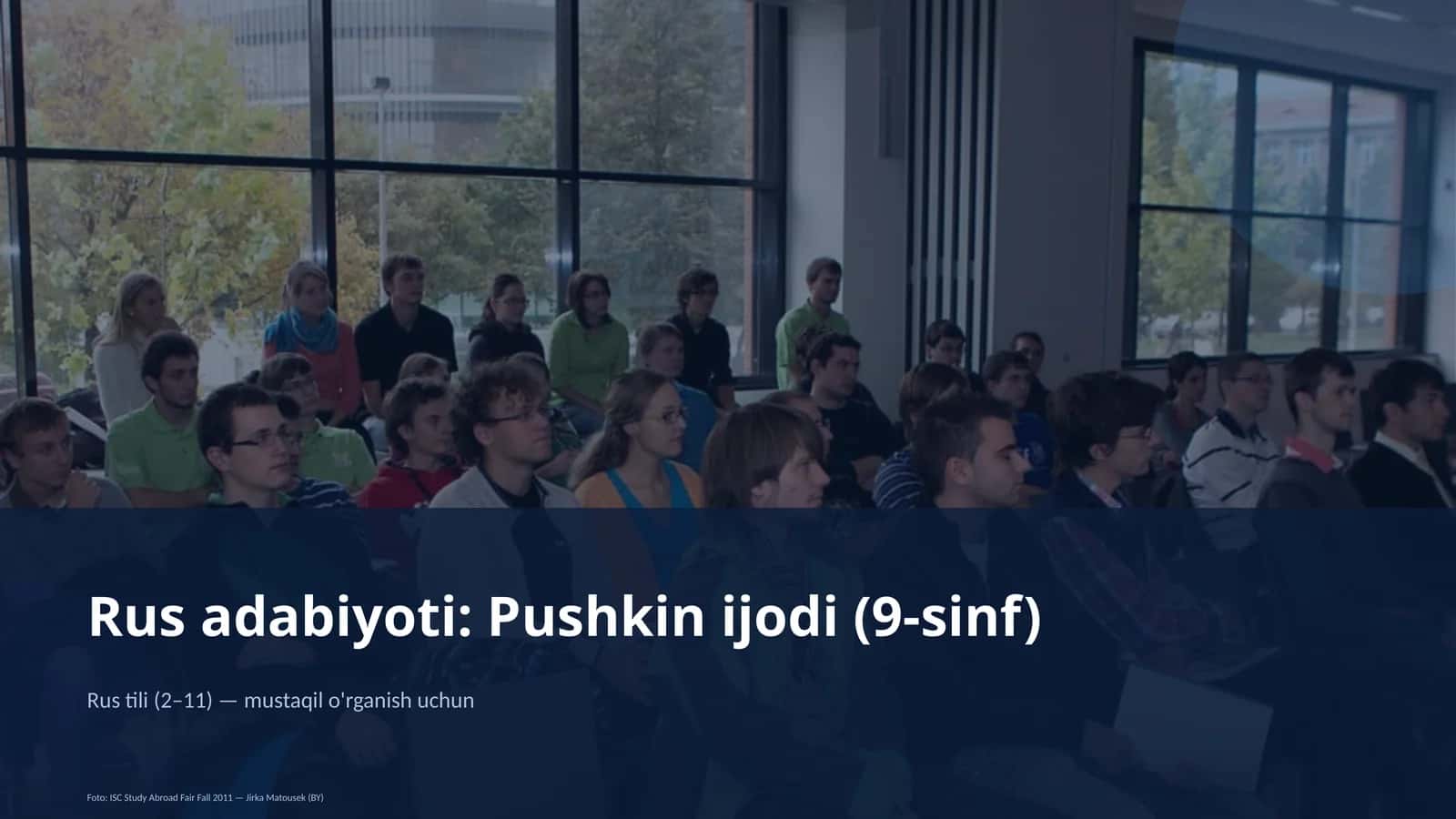 Rus adabiyoti: Pushkin ijodi (9-sinf)