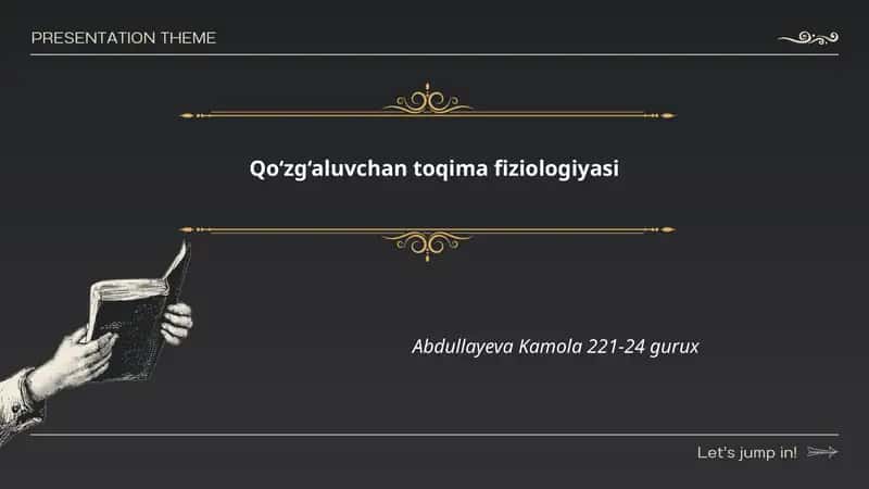 Qo‘zg‘aluvchan toqima fiziologiyasi