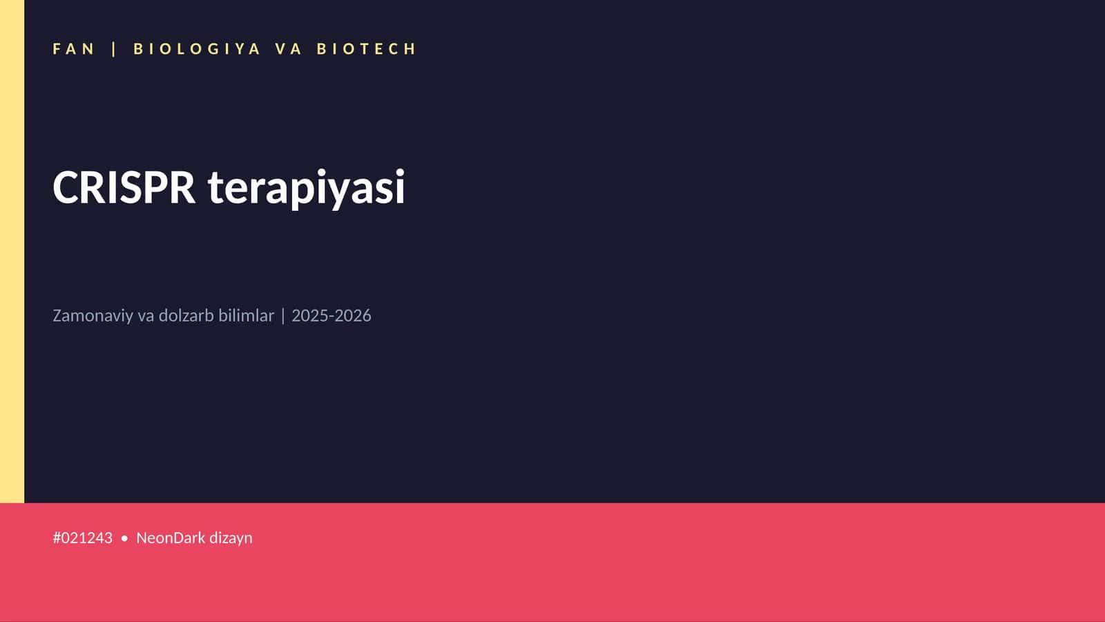 CRISPR terapiyasi