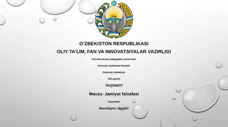Jamiyat falsafasi